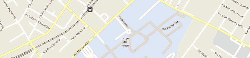 Mappa della impresa azienda usl modena a MODENA