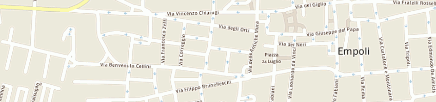 Mappa della impresa estetica benessere integree a EMPOLI