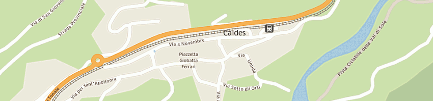 Mappa della impresa valentinotti aldo a CALDES
