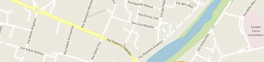 Mappa della impresa casalini giovanni a VINCI