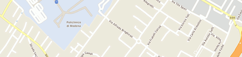Mappa della impresa veratti pietro a MODENA