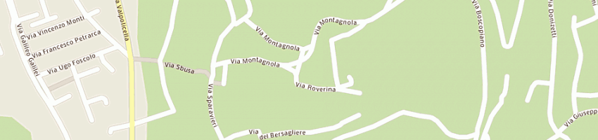 Mappa della impresa fanton dalla vecchia catia a NEGRAR