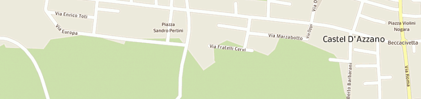 Mappa della impresa edera costruzioni srl a CASTEL D AZZANO