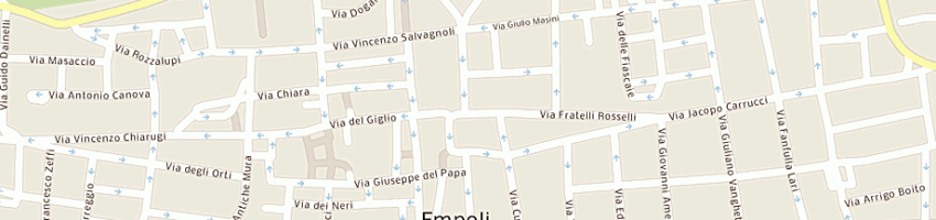 Mappa della impresa farmacia bizzarri a EMPOLI