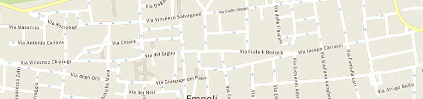 Mappa della impresa sauro a EMPOLI