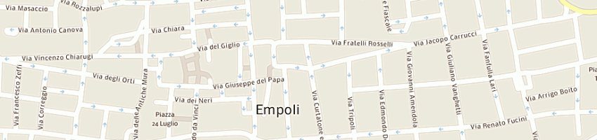 Mappa della impresa contu bruno a EMPOLI