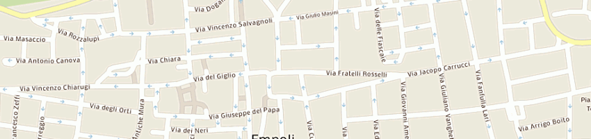 Mappa della impresa publi vip a EMPOLI