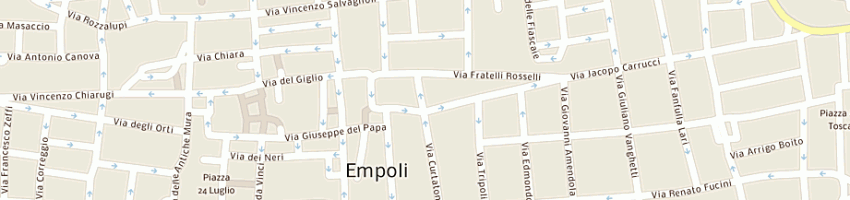 Mappa della impresa cioni arianna a EMPOLI