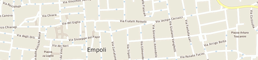 Mappa della impresa romagnoli snc a EMPOLI