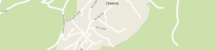 Mappa della impresa comune di ronzo-chienis a RONZO CHIENIS