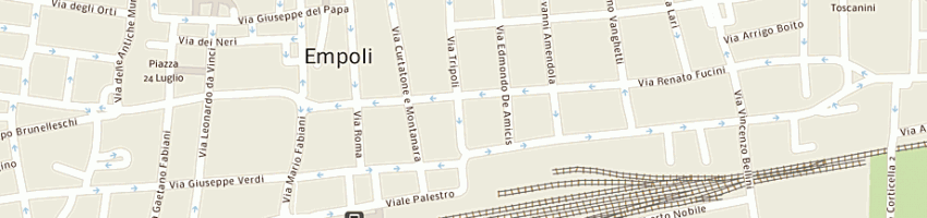 Mappa della impresa linotipia tecnotype a EMPOLI
