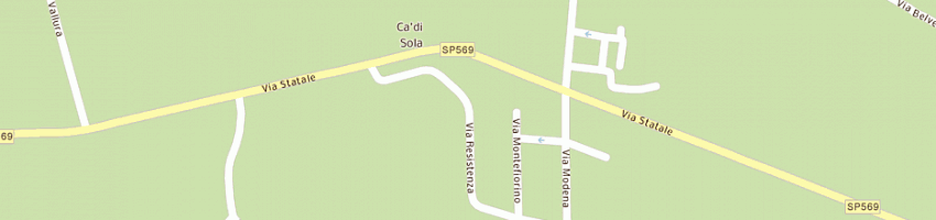 Mappa della impresa commint (srl) a CASTELVETRO DI MODENA