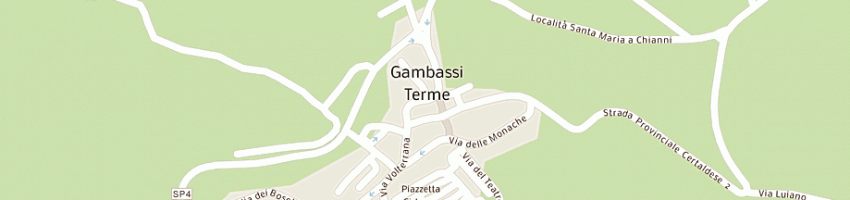 Mappa della impresa azienda agricola s cristina a GAMBASSI TERME