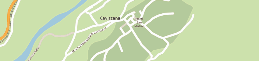 Mappa della impresa comune di caldes a CAVIZZANA