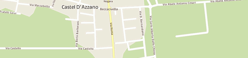 Mappa della impresa crestani vittorino a CASTEL D AZZANO