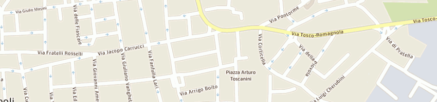 Mappa della impresa raineri paola a EMPOLI