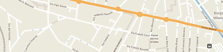 Mappa della impresa pedicure fortunati silvana a MILANO
