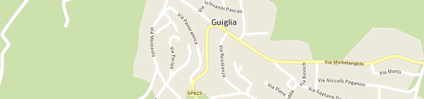 Mappa della impresa poste italiane spa a GUIGLIA