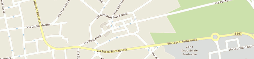 Mappa della impresa lombardi francesco a EMPOLI