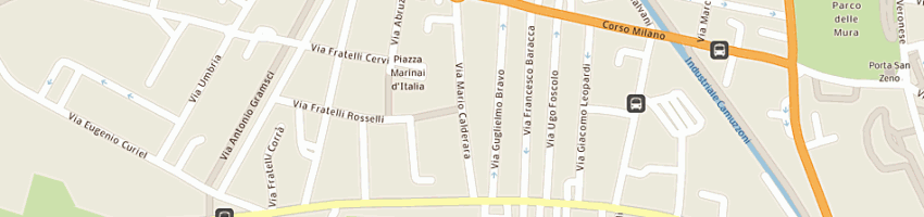 Mappa della impresa cefiro srl a VERONA