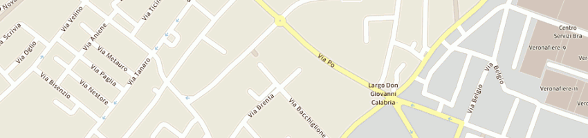 Mappa della impresa scuole pubbliche scuole materne comunali a VERONA