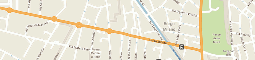 Mappa della impresa cassa di risparmio di padova e rovigo spa a VERONA