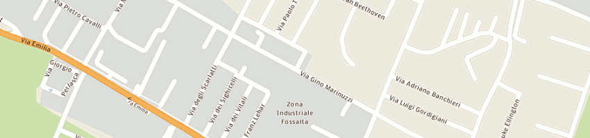 Mappa della impresa interall (srl) a MODENA