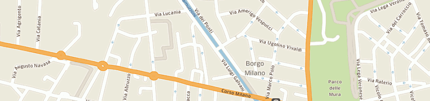 Mappa della impresa sinergie sas di lorenzo viviani e c a VERONA