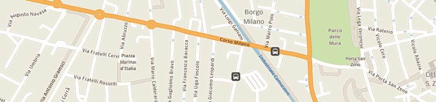 Mappa della impresa hotel leopardi a VERONA