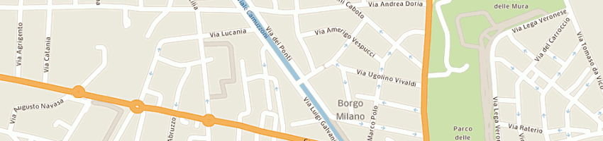 Mappa della impresa natura verde srl a VERONA