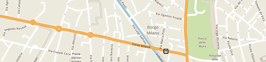 Mappa della impresa banca popolare di bergamo spa a VERONA