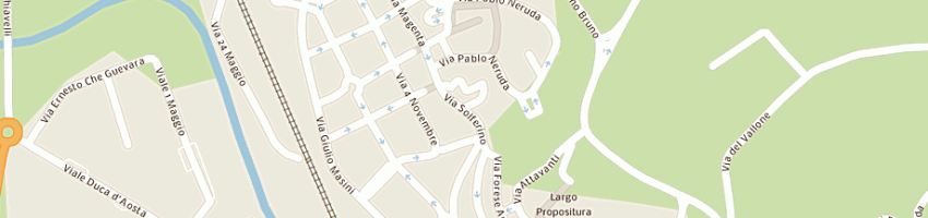 Mappa della impresa panificio la gora snc a CASTELFIORENTINO