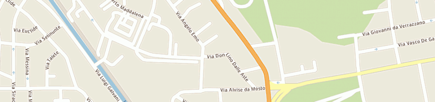 Mappa della impresa carrozzeria benadir snc di vitale m a MILANO