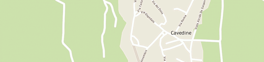 Mappa della impresa municipio a CAVEDINE