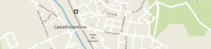 Mappa della impresa montagnani angelo a CASTELFIORENTINO