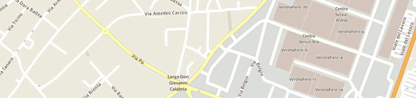 Mappa della impresa municipio di verona a VERONA