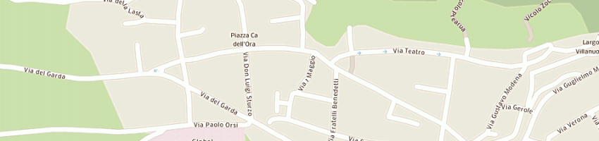 Mappa della impresa imbiss snack di trentini ezio e c sas a MORI