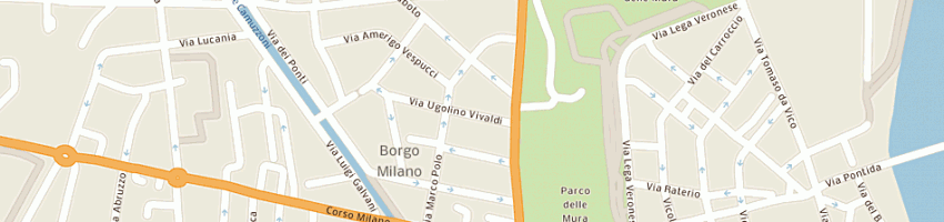 Mappa della impresa piccolo rifugio a VERONA