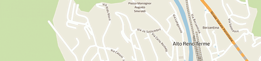 Mappa della impresa poste italiane spa a PORRETTA TERME
