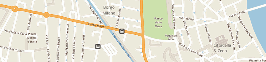 Mappa della impresa banca popolare di verona a VERONA