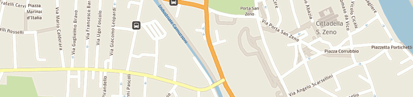 Mappa della impresa la veterinaria srl a VERONA