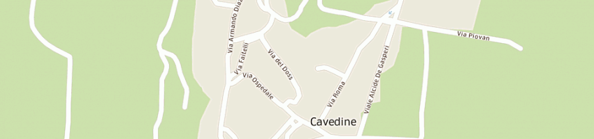 Mappa della impresa ruaben giuseppe a CAVEDINE