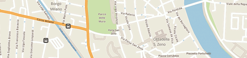 Mappa della impresa croce bianca a VERONA
