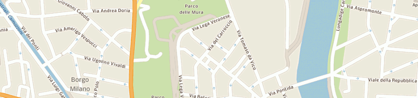 Mappa della impresa cooperativa sociale airone a VERONA