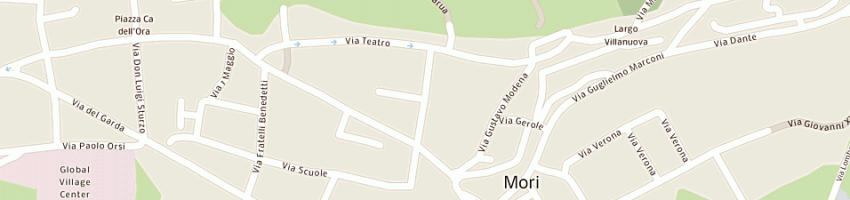 Mappa della impresa regolini giuseppe a MORI