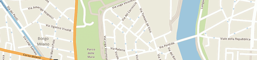 Mappa della impresa trattoria neuro sas di martino anna e c a VERONA