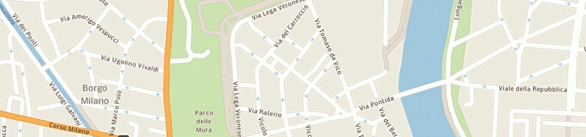 Mappa della impresa oliboni sas a VERONA
