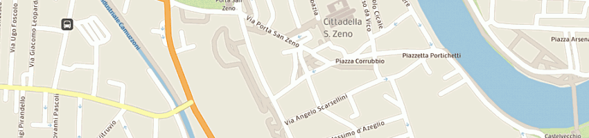 Mappa della impresa unicredit banca spa a VERONA
