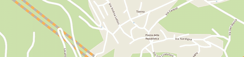 Mappa della impresa bar cescatti a MORI