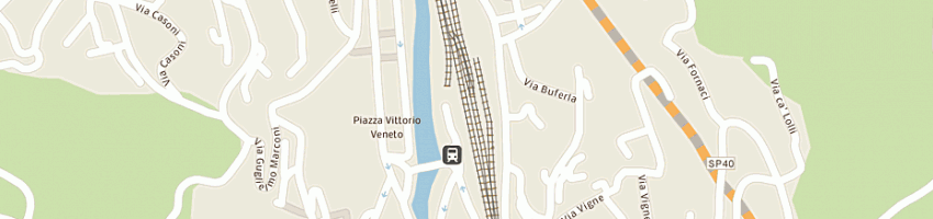 Mappa della impresa polizia ferroviaria a PORRETTA TERME